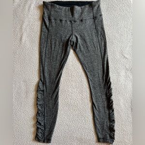 Lululemon Heather Grey  Ruffled Leggings
